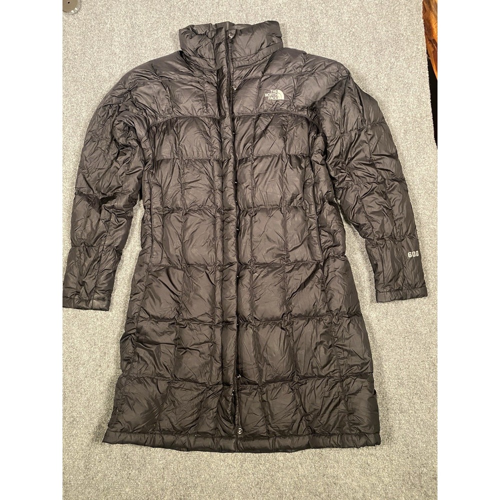 The North Face Metropolis Parka Jacket 600 Down Puffer Full Zip Womens M No Hood